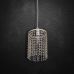 Pakabinamas &scaron;viestuvas Crystal Venezia Light 1x60W E14 White-Gold 464016801 MW Glasberg