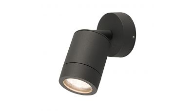Sieninis šviestuvas Fallon Graphite IP54 1x10W GU10 9552 Nowodvorski