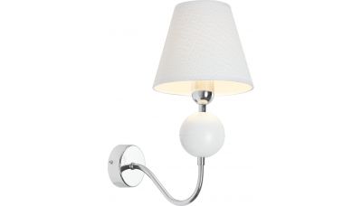 Sieninis &scaron;viestuvas Nathalie I White 1x60W Bra 4515 Nowodvorski