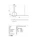 Pakabinamas &scaron;viestuvas Giotto Pendant D40 4000K 01-1847 Redo Group