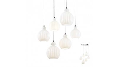 Pakabinamas &scaron;viestuvas Plumen D50 White 01-2068 Redo Group