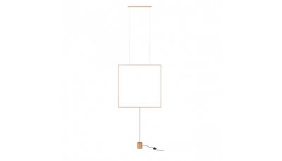 Grindinis/pakabinamas &scaron;viestuvas Slick 82cm Brass 3000K 01-2135 Redo Group