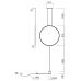 Grindinis/pakabinamas &scaron;viestuvas Slick D81 Brass 3000K 01-2198 Redo Group