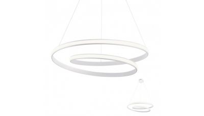 Pakabinamas &scaron;viestuvas Torsion Pendant 150cm White 3000K 01-1882 Redo Group