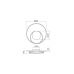 Lubinis/Sieninis &scaron;viestuvas Torsion Ceiling/Wall 40cm White 4000K 01-1884 Redo Group