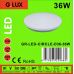 Lubinis &scaron;viestuvas GR-LED-CIRCLE-D38-36W 1534 G.LUX