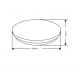 Lubinis &scaron;viestuvas GR-LED-CIRCLE-D38-36W 1534 G.LUX