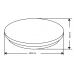 Lubinis šviestuvas GR-LED-CIRCLE-D48-48W 1535 Lubinis šviestuvas GR-LED-CIRCLE-D48-48W 1535 G.LUX