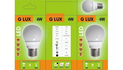 LED Lemputė GR-LED-G50-P-4W 1353 G.LUX