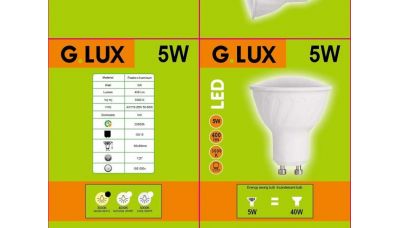 LED Lemputė GR-LED-GU10-PA-5W 1248 LED Lemputė GR-LED-GU10-PA-5W 1248 G.LUX