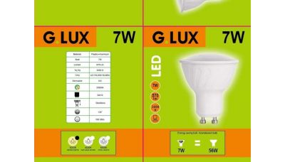 LED Lemputė GR-LED-GU10-PA-7W 1249 LED Lemputė GR-LED-GU10-PA-7W 1249 G.LUX