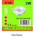Įmontuojamas &scaron;viestuvas GR-LED-TURN-3W 1544 G.LUX