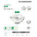 Įmontuojamas &scaron;viestuvas GR-LED-TURN-7W 1545 G.LUX