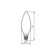 Lemputė XLED Lemputė C35E14 6W-NW-M 29623 Kanlux