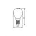 Lemputė XLED Lemputė G45 E14 6W-WW-M 29628 Lemputė XLED Lemputė G45 E14 6W-WW-M 29628 Kanlux