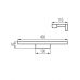 Sieninis &scaron;viestuvas Asten LED IP44 8W 4000K 40cm 26680 Kanlux