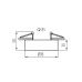 Įmontuojamas &scaron;viestuvas Mini Bord DLP-50-W 28782 Kanlux