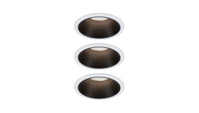 Įmontuojamas šviestuvas Cole 3 Recessed 2700K White-Black Dim 93402 Įmontuojamas šviestuvas Cole 3 Recessed 2700K White-Black Dim 93402 Paulmann