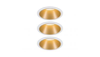 Įmontuojamas &scaron;viestuvas Cole 3 Recessed 2700K White-Gold Dim 93406 Paulmann