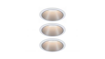 Įmontuojamas šviestuvas Cole 3 Recessed 2700K White-Silver Dim 93410 Įmontuojamas šviestuvas Cole 3 Recessed 2700K White-Silver Dim 93410 Paulmann
