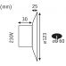 Įleidžiamas sieninis &scaron;viestuvas Recessed Wall Lamp 2.5W White 92926 Paulmann