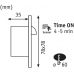 Įleidžiamas sieninis šviestuvas Recessed Wall Lamp 2.7W 92923 Įleidžiamas sieninis šviestuvas Recessed Wall Lamp 2.7W 92923 Paulmann