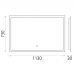 Veidrodis Amanzi Mirror LED 61W 3000K IP44 A359620LP ACB