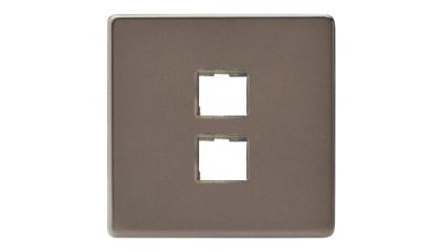Keystone/USB Data tinklelio plokštė, dvivietė Alavas XERD2S Keystone/USB Data tinklelio plokštė, dvivietė Alavas XERD2S Varilight