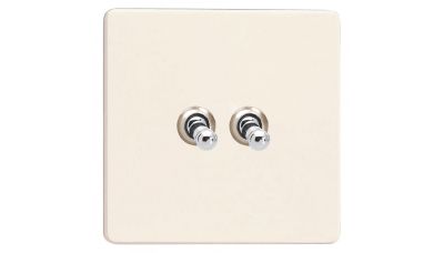  Dvigubas svirtinis jungiklis-perjungėjas 10A Balta XEYT2S.MW Varilight
