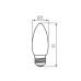 Lemputė XLED Lemputė G45 E14 4.5W-WW 29624 Kanlux