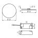 Panelė Arel LED DO 10W-WW 29585 Panelė Arel LED DO 10W-WW 29585 Kanlux