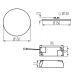Panelė Arel LED DO 14W-WW 29589 Panelė Arel LED DO 14W-WW 29589 Kanlux