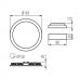Įleidžiamas &scaron;viestuvas Rounda V2LED12W-NW-W  28931 Kanlux