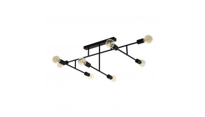 Lubinis &scaron;viestuvas Belsiana Ceiling VIII Black 98035 Eglo