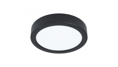 LED integruota panelė Fueva 5 Black LED 16cm 4000K 99233 Eglo