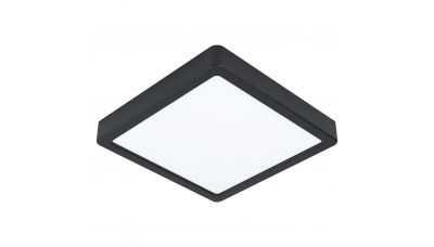 LED integruota panelė Fueva 5 Black LED 21cm 3000K 99244 Eglo