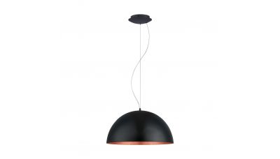 Pakabinamas &scaron;viestuvas Gaetano 1 Black-Copper 53cm 94938 Eglo