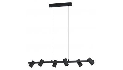 Pakabinamas &scaron;viestuvas Gatuela 6 Black 99464 Eglo