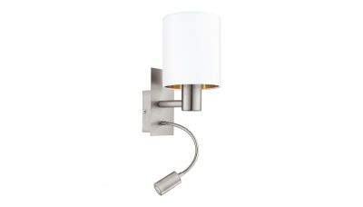Sieninis &scaron;viestuvas Pasteri Wall White-Gold 96484 Eglo