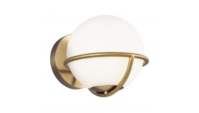 Sieninis &scaron;viestuvas Apollo Wall Gold-White FE-APOLLO1-BB Elstead Lighting