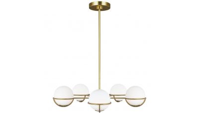 Pakabinamas &scaron;viestuvas Apollo Pendant Gold-White FE-APOLLO5-BB Elstead Lighting