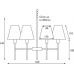 Pakabinamas &scaron;viestuvas Lucerne LUCERNE-4LT Elstead Lighting