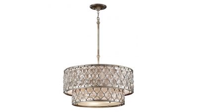 Pakabinamas &scaron;viestuvas Lucia 6 Light Chandelier FE-LUCIA-P-E-2TR Elstead Lighting