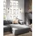 Sieninis šviestuvas Marlena 1 Light Wall Light FE-MARLENA1-CH Sieninis šviestuvas Marlena 1 Light Wall Light FE-MARLENA1-CH Elstead Lighting