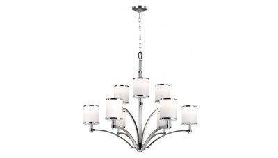 Pakabinamas &scaron;viestuvas Prospect Park 9 Light Chandelier FE-PROSPECT-PARK9 Elstead Lighting