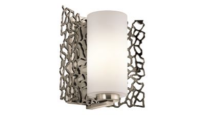 Sieninis šviestuvas Silver Coral KL-SILVER-CORAL1 Sieninis šviestuvas Silver Coral KL-SILVER-CORAL1 Elstead Lighting