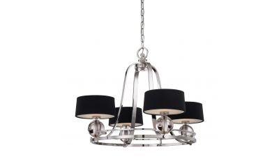Pakabinamas &scaron;viestuvas Uptown Gotham 4 Light Chandelier QZ-GOTHAM4 Elstead Lighting