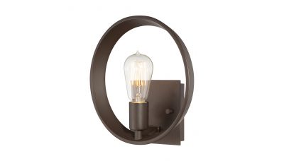 Sieninis &scaron;viestuvas Uptown Theater Row 1 Light Wall Light QZ-THEATER-ROW1WT Elstead Lighting