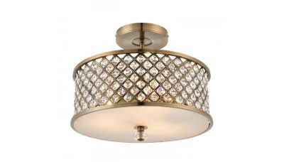 Lubinis šviestuvas Hudson 3LT Semi Flush 70558 Lubinis šviestuvas Hudson 3LT Semi Flush 70558 Endon