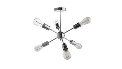 Pakabinamas &scaron;viestuvas Rubens 6LT Semi Flush 79469 Endon